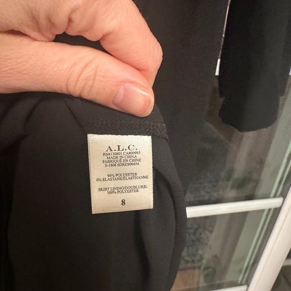 ALC Black Mini Dress - size 8 - only worn once! - Picture 2 of 3